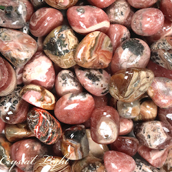 Tumbles by Weight: Rhodochrosite Tumble A Grade/ 50g