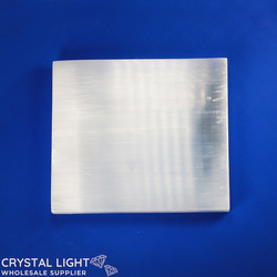 Selenite Square Plate /14cm