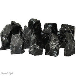 Rough Cut Bases: Black Obsidian Cut Base (1.3-1.5KG)
