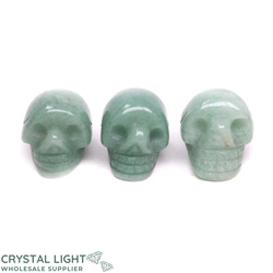 Green Aventurine Mini Skull