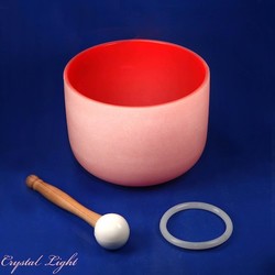 Chakra Coloured Singing Bowls: Sacral Chakra -Orange Singing Bowl (Note D)