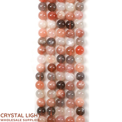 6mm Bead: Mixed Moonstone&nbsp;Beads&nbsp;6mm