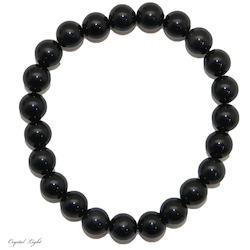 8mm Round Bead Bracelets: Rainbow Obsidian Bracelet 8mm