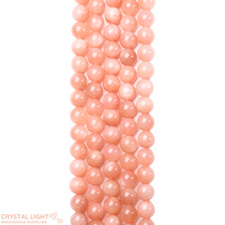 6mm Bead: Peach Moonstone Beads 6mm