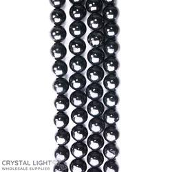 8mm Bead: Shungite Beads 8mm 