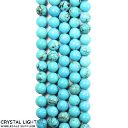 Blue Howlite 6mm Beads