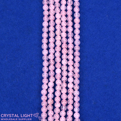 4mm Bead: Rose Quartz Beads 4mm