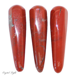 Wands: Red Jasper Semi-Faceted Wand