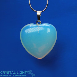 Heart Pendant: Opalite Heart Pendant
