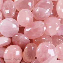 Rose Quartz Palm Stones /500g