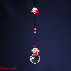 Suncatchers: Ball Drop Suncatcher-Red/ 30mm
