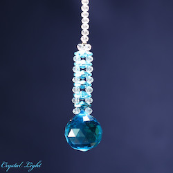 Suncatchers: Ball Drop Suncatcher- Light Blue #2