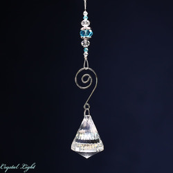 Spiral Suncatcher- Blue