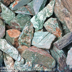 Rough by Weight: Fuchsite Rough Off Cuts /2KG