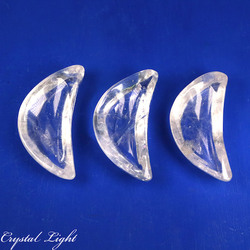 Clear Quartz Crescent Dish