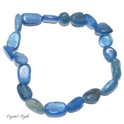 Tumble Bead Bracelets: Blue Kyanite Tumble Bracelet