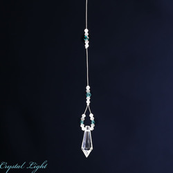 Point Drop Suncatcher- Dark Blue