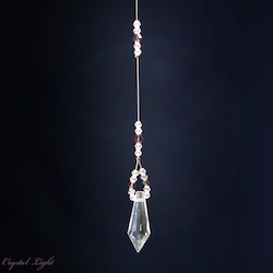 Suncatchers: Point Drop Suncatcher- Purple