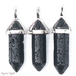 Terminated Pendant: Lava Double Terminated Pendant