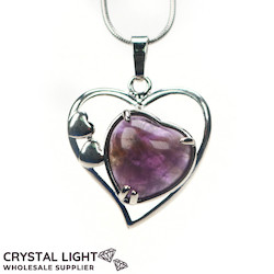 Amethyst Multi-Heart Pendant