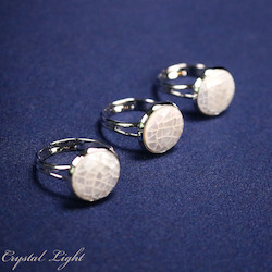 Non Sterling & Other Rings: Adjustable Shell Ring