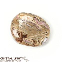 Flatstone Individuals and Lots: Rhodochrosite Flatstone (single)