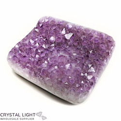 Single Druse Pieces: Amethyst Polished Druse