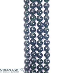 Green Goldstone Beads 8mm