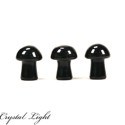 Mushrooms: Black Obsidian Mini Mushroom