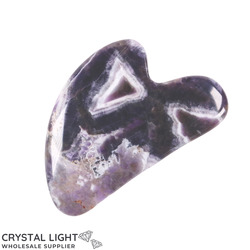 Chevron Amethyst Gua Sha