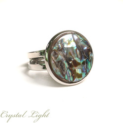 Adjustable Paua Ring