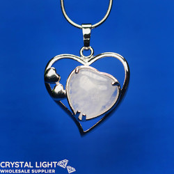 Heart Pendant: Quartz Multi-Heart Pendant