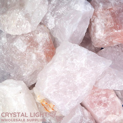 Rose Quartz Rough Off Cuts/2kg