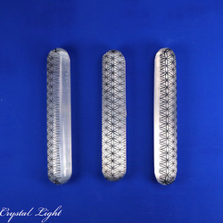 Selenite Flower of Life Massage Wand