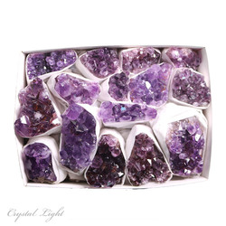 Amethyst & Citrine Bulk Listings: Amethyst AA Druse Box Set