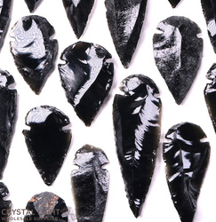 Black Obsidian Arrowheads /100g