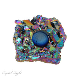 Titanium Aura Candle Holder #10