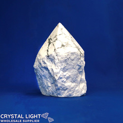 Howlite Cut Base Point