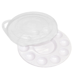 Palettes: 10 Well Plastic Palette with Cover