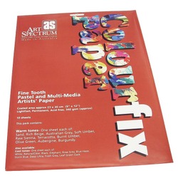 Pastel: Colourfix 10 Sheets Assorted Warm 9x12