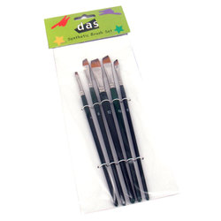 Sets: Set of 5 Angular Synthetic Brushes