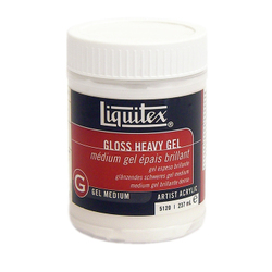 Acrylic: Liquitex Gloss Heavy Gel Medium