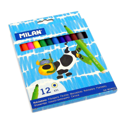 Milan FibrePens Supertip set of 12