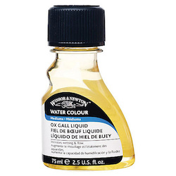 Watercolour: Winsor & Newton Ox Gall Liquid 75Ml
