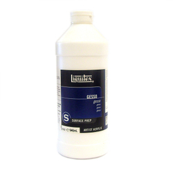 Acrylic: Liquitex White Gesso