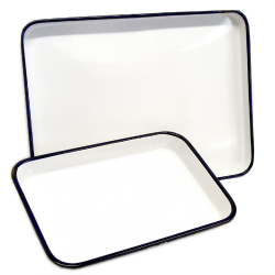 Palettes: Enamel Butcher Tray Palettes