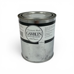 Auctions: Gamblin Artist Oils 16ounce Chromatic Black