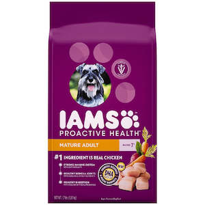 Dogs: IAMS  Mature Adult Dog Biscuits 3.18 KG