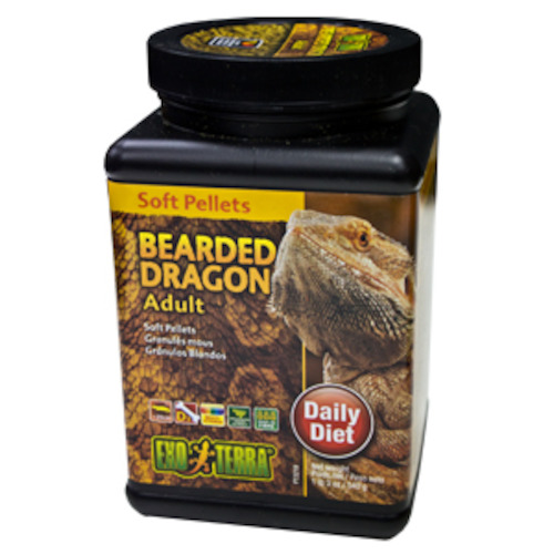 Reptiles: Exo Terra Bearded Dragon Food Adult 540gm