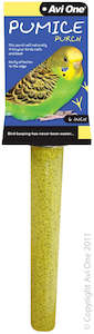 Birds: Avi One Pumice Perch 6" Light Yellow